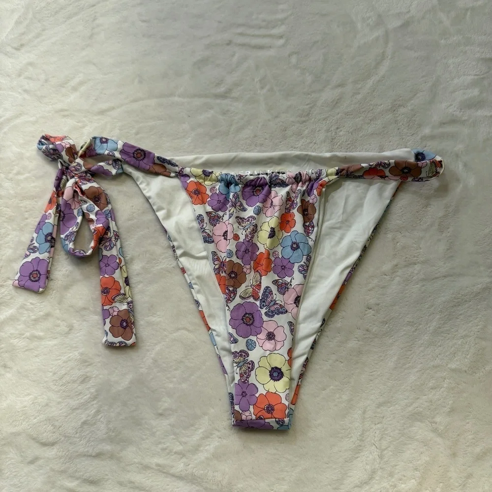 New! Frankies Bikinis Cielo Cheeky Bikini Bottom 31043